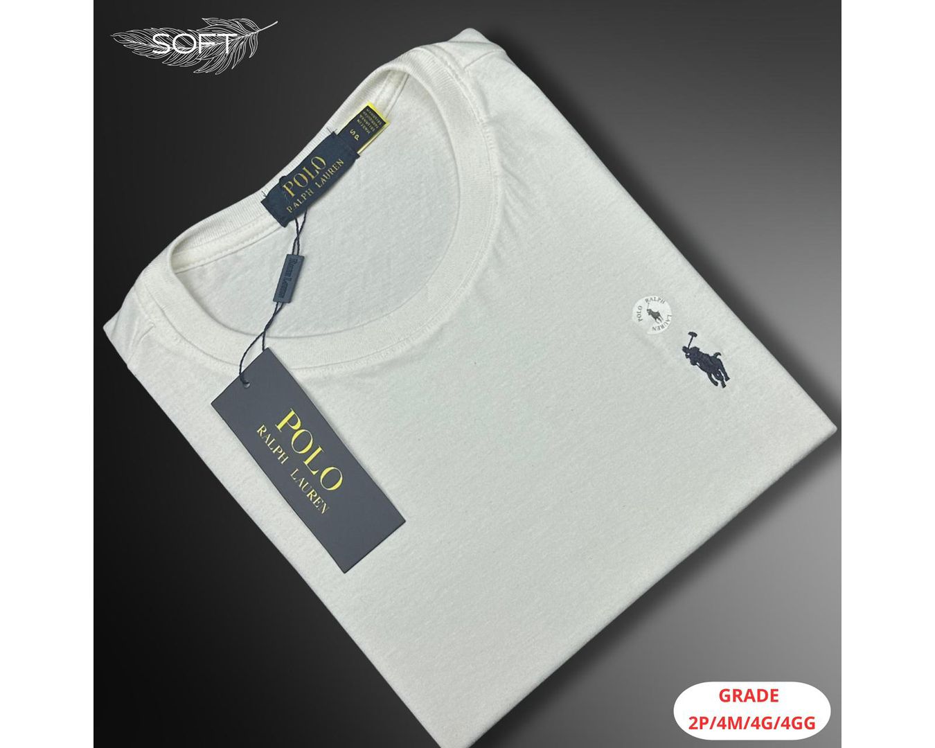 CAMISETA RALPH LAUREN NACIONAL - BRANCA