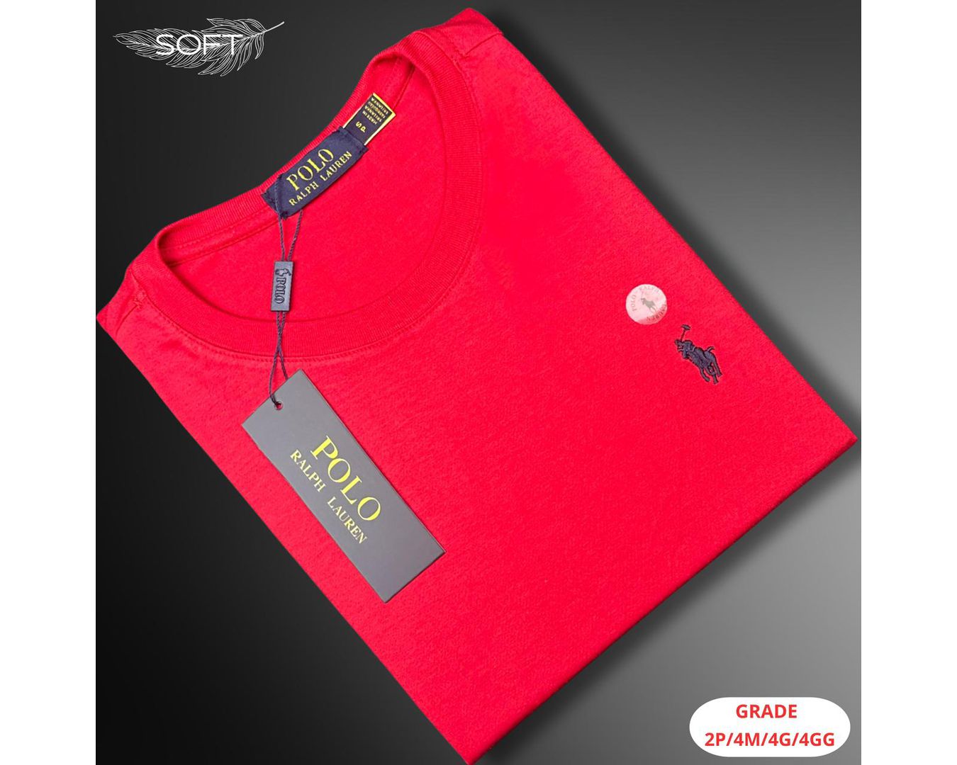 CAMISETA RALPH LAUREN NACIONAL - VERMELHO