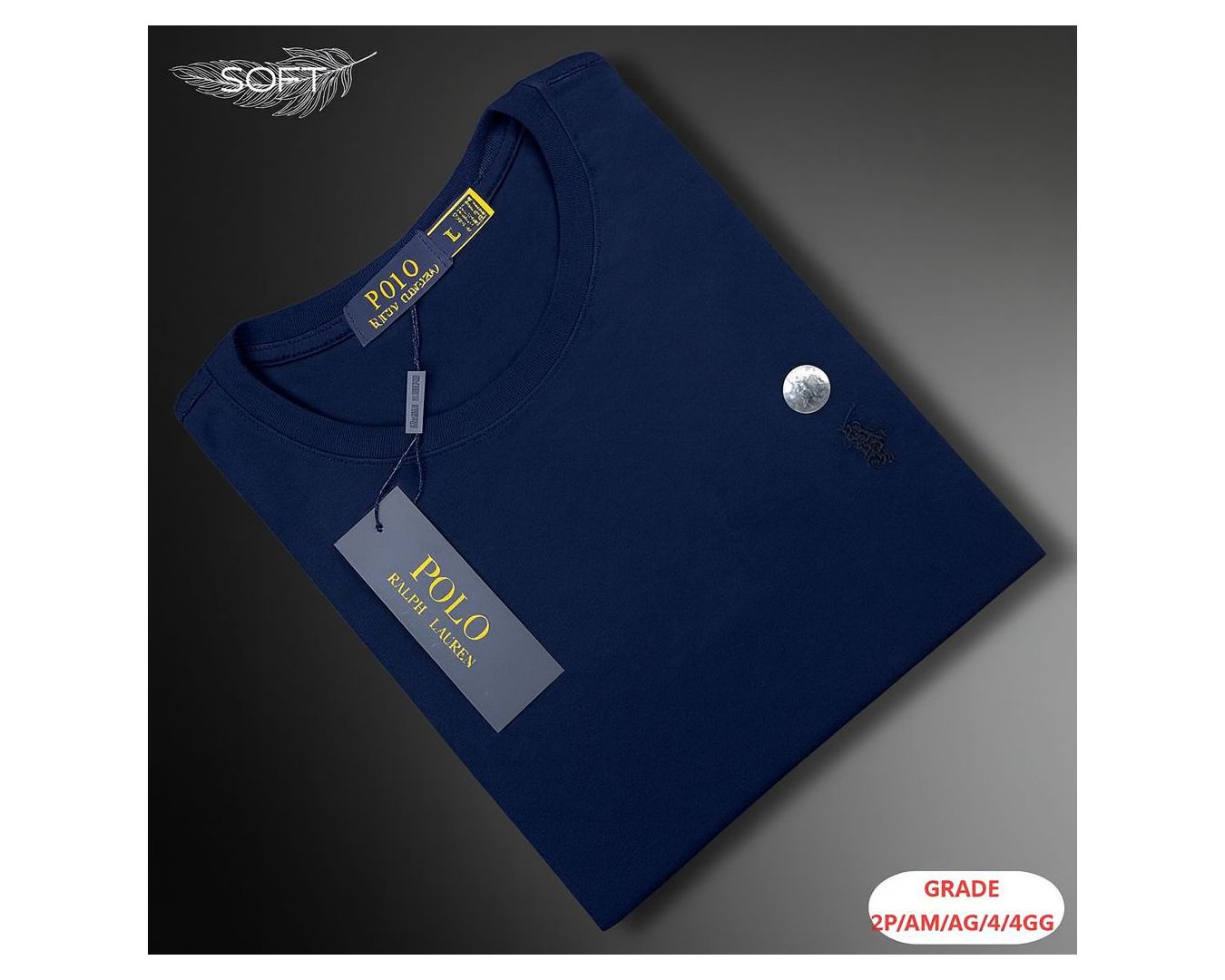 CAMISETA RALPH LAUREN NACIONAL - AZUL MARINHO