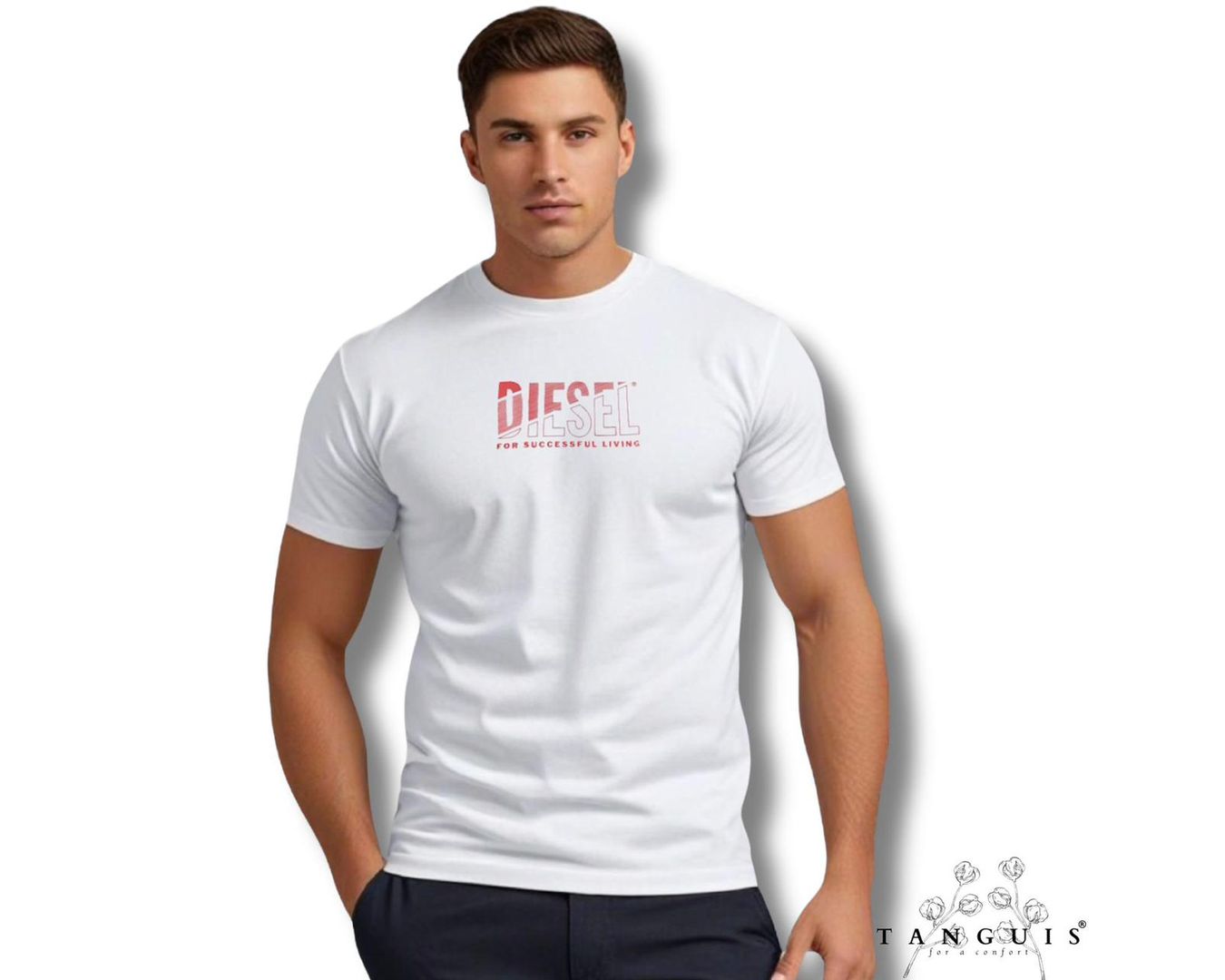 Camiseta Diesel Nacional - Branca 