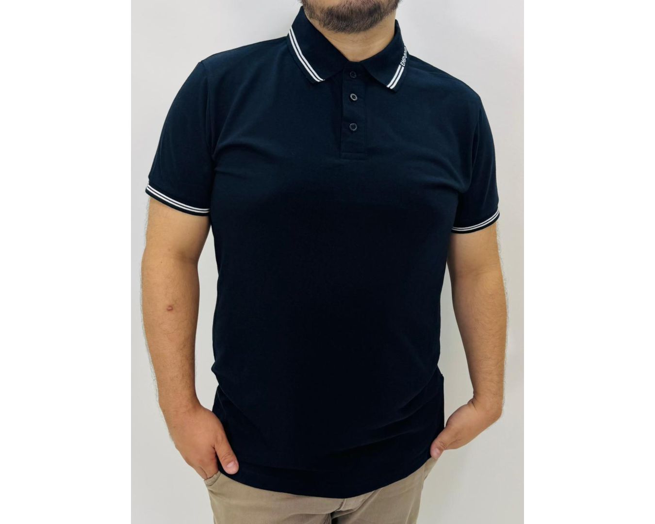 GOLA POLO EMPÓRIO ARMANI - PRETO