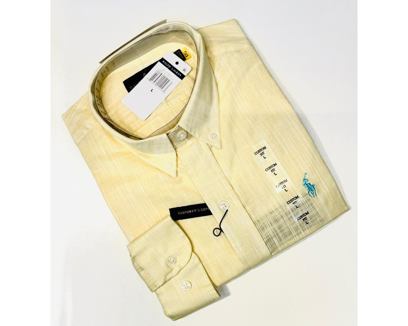 CAMISA SOCIAL MANGA LONGA LINHO RALPH LAUREN