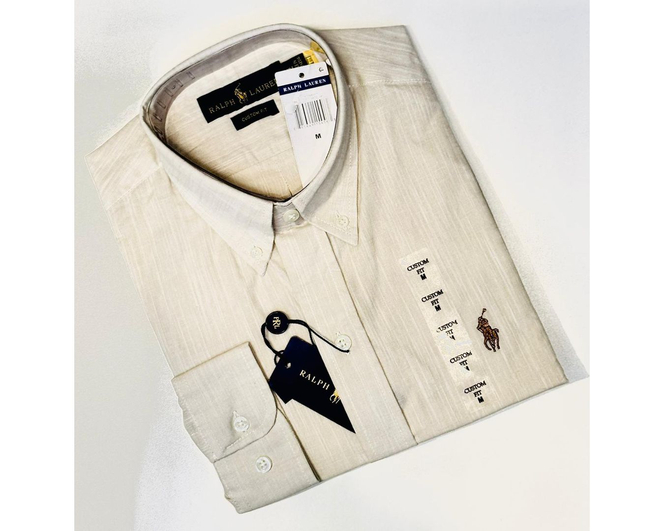 CAMISA SOCIAL MANGA LONGA LINHO RALPH LAUREN