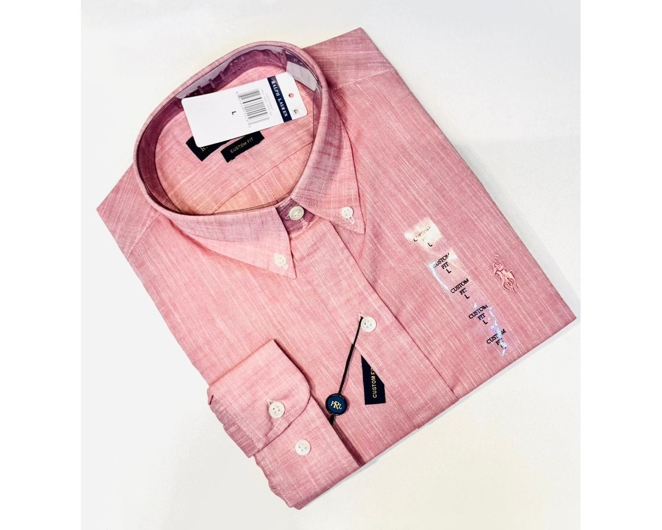 CAMISA SOCIAL MANGA LONGA LINHO RALPH LAUREN