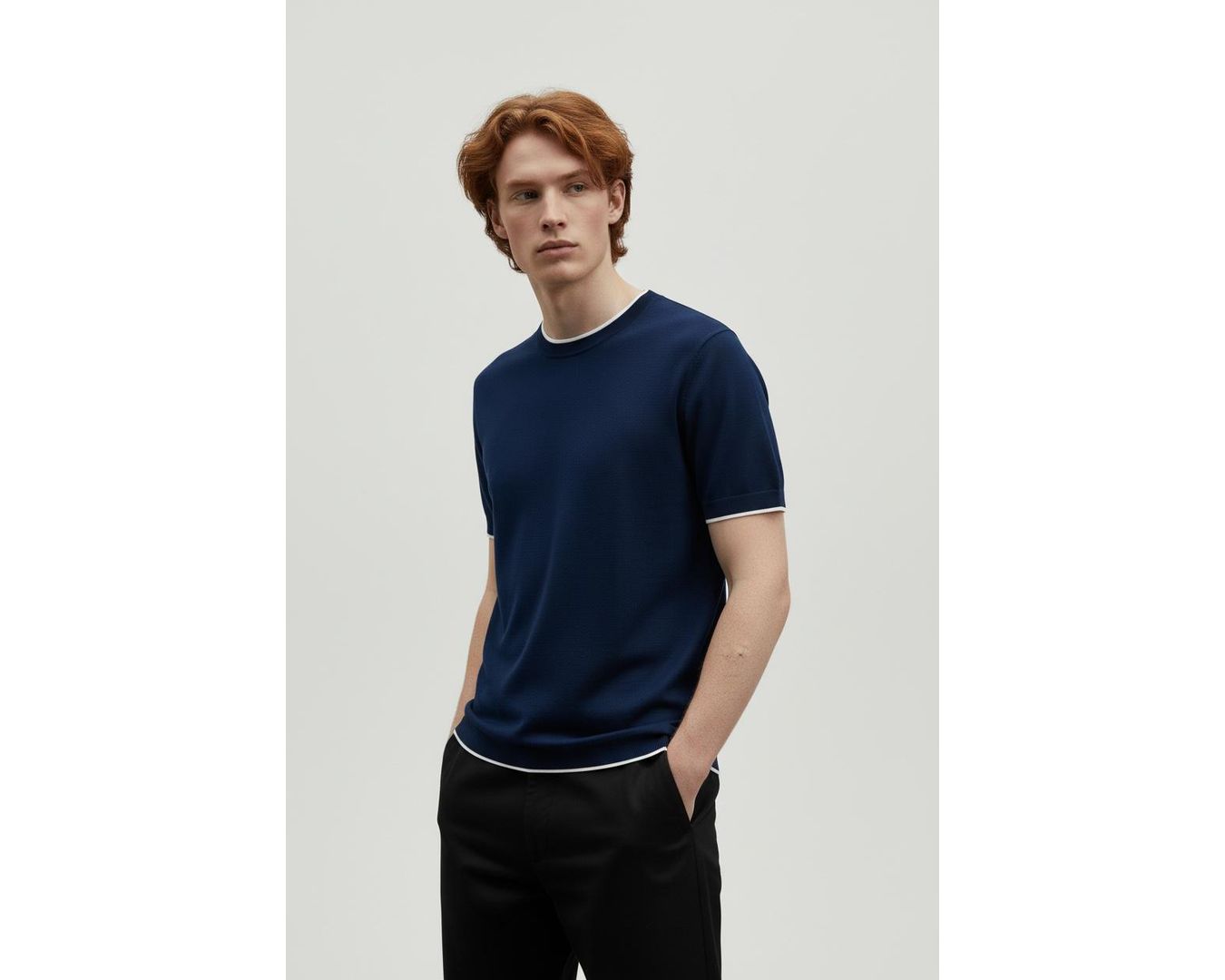 CAMISETA TRICÔ 1 MARTINE LORENZO - MARINHO