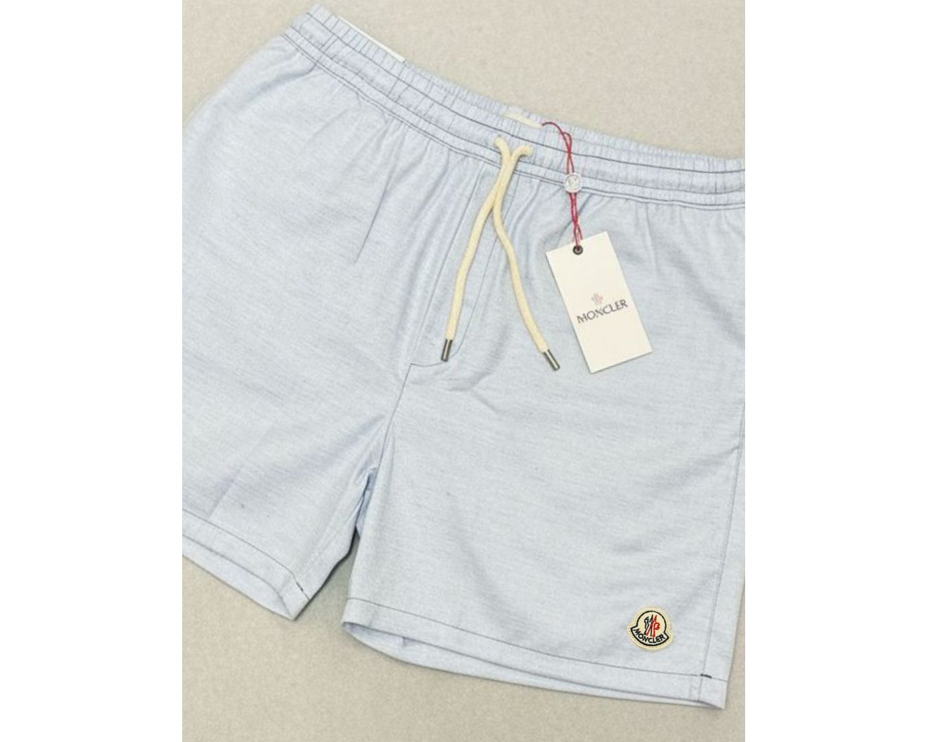 Short Moncler - Azul bebê 