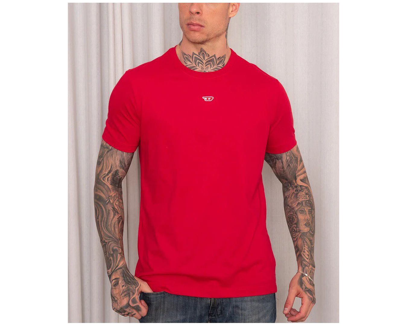 Camiseta Diesel Vermelho