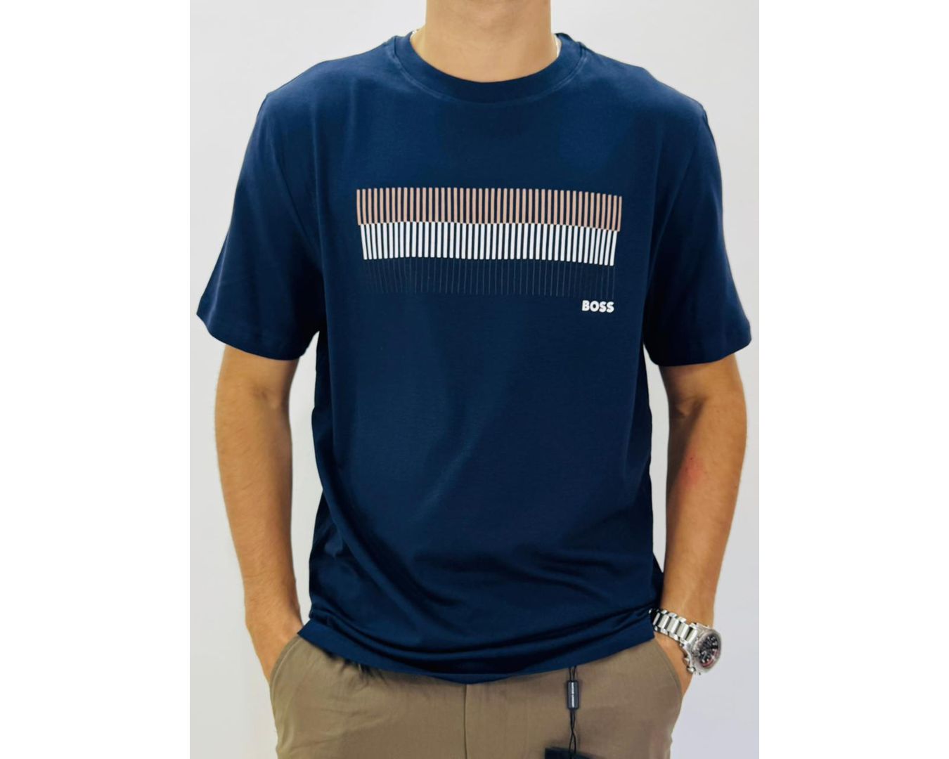 CAMISETA HUGO BOSS - MARINHO