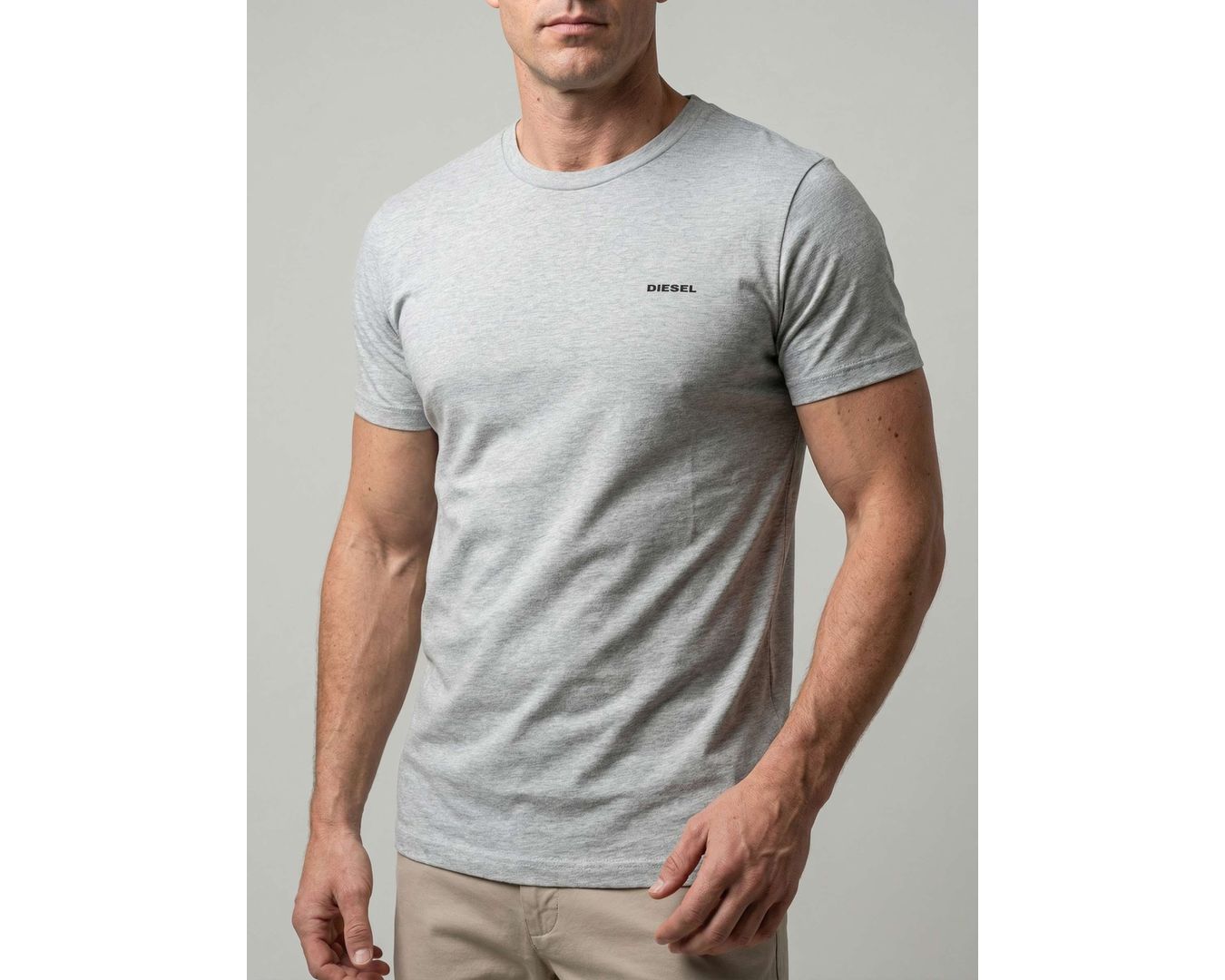 CAMISETA DIESEL - CINZA