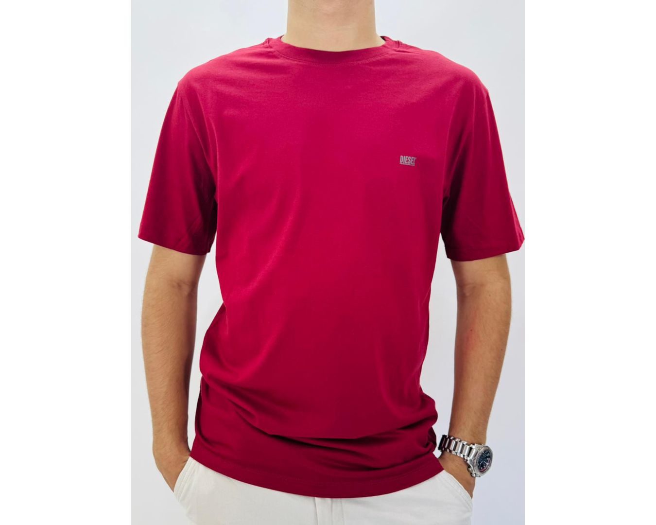 Camiseta Diesel - Vinho 