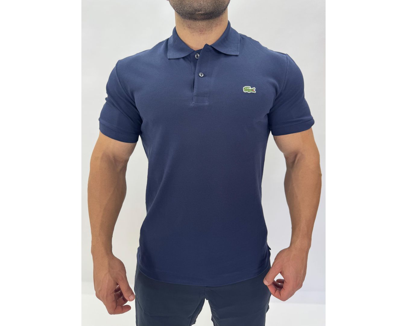 GOLA POLO LACOSTE - MARINHO
