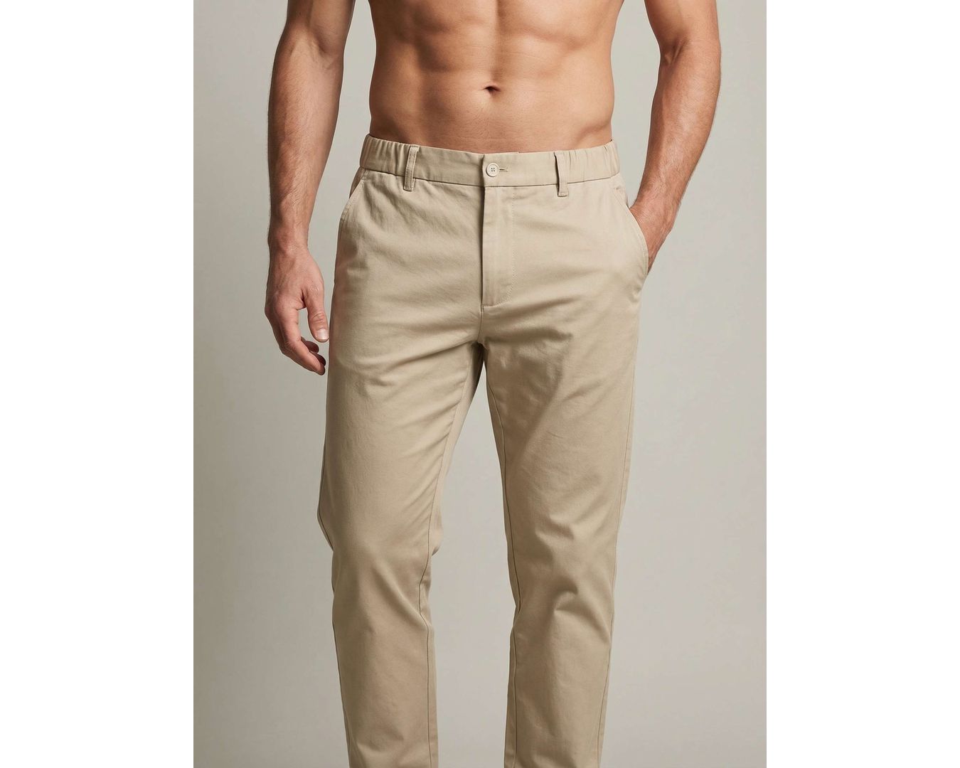 CALÇA CAGLIARI MARTINE LORENZO - CREME