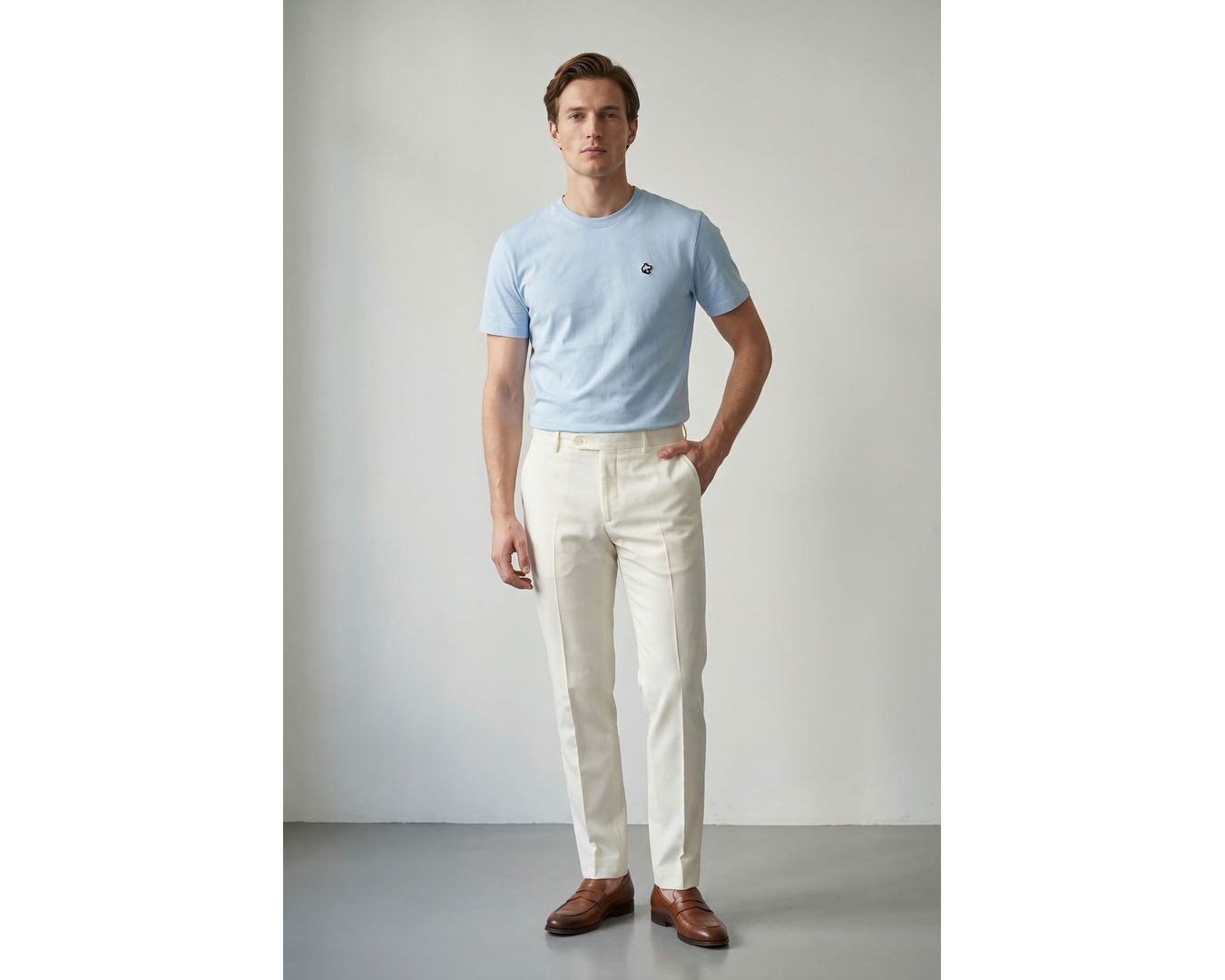 CAMISETA MARTINE LORENZO - AZUL CLARO