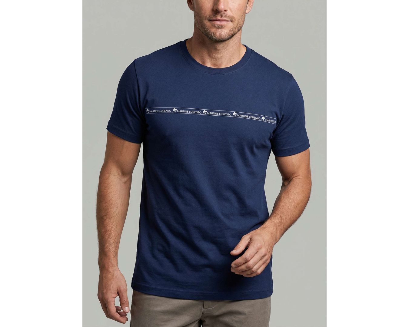 CAMISETA GELA MARTINE LORENZO - MARINHO