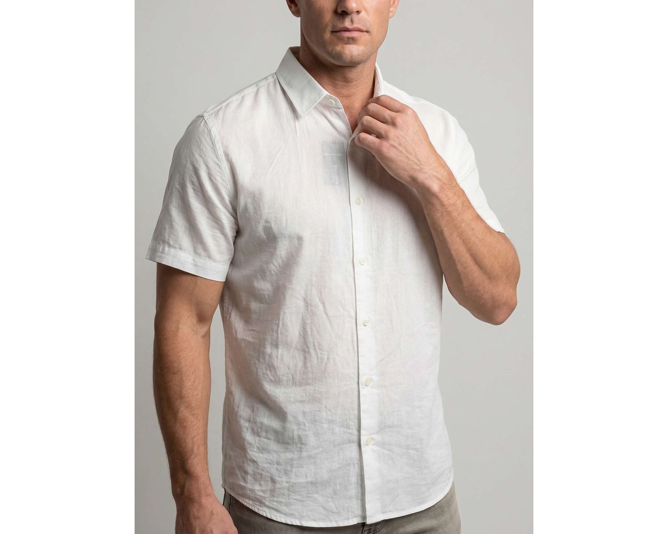 CAMISA SOCIAL BARI MARTINE LORENZO - BRANCO