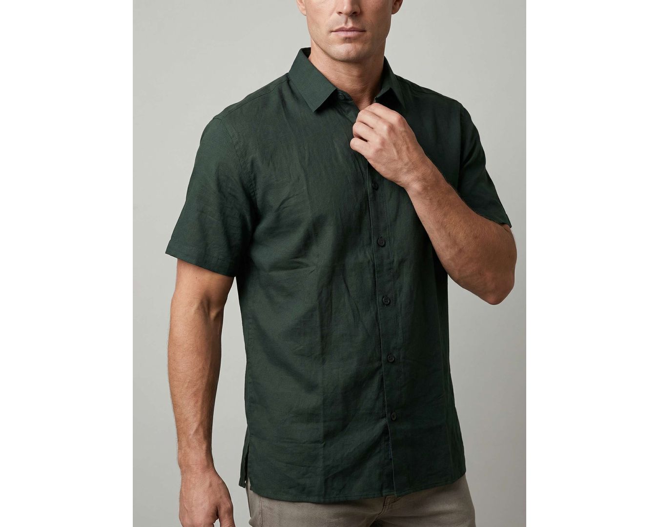CAMISA SOCIAL BARI MARTINE LORENZO - VERDE