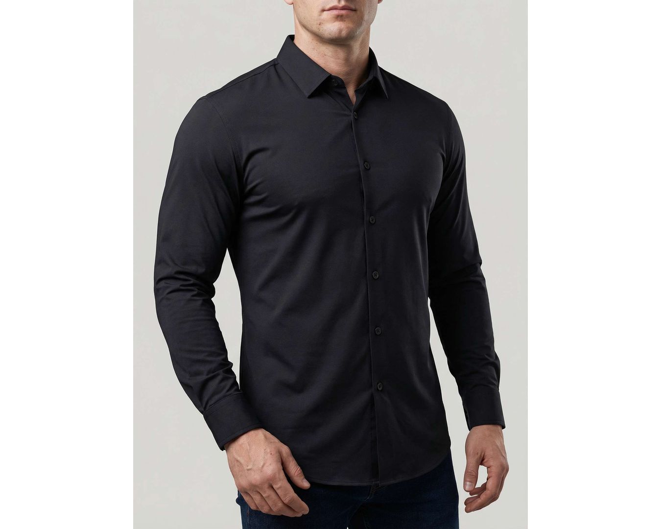 MARTINE LORENZO CAMISETA SOCIAL - PRETO