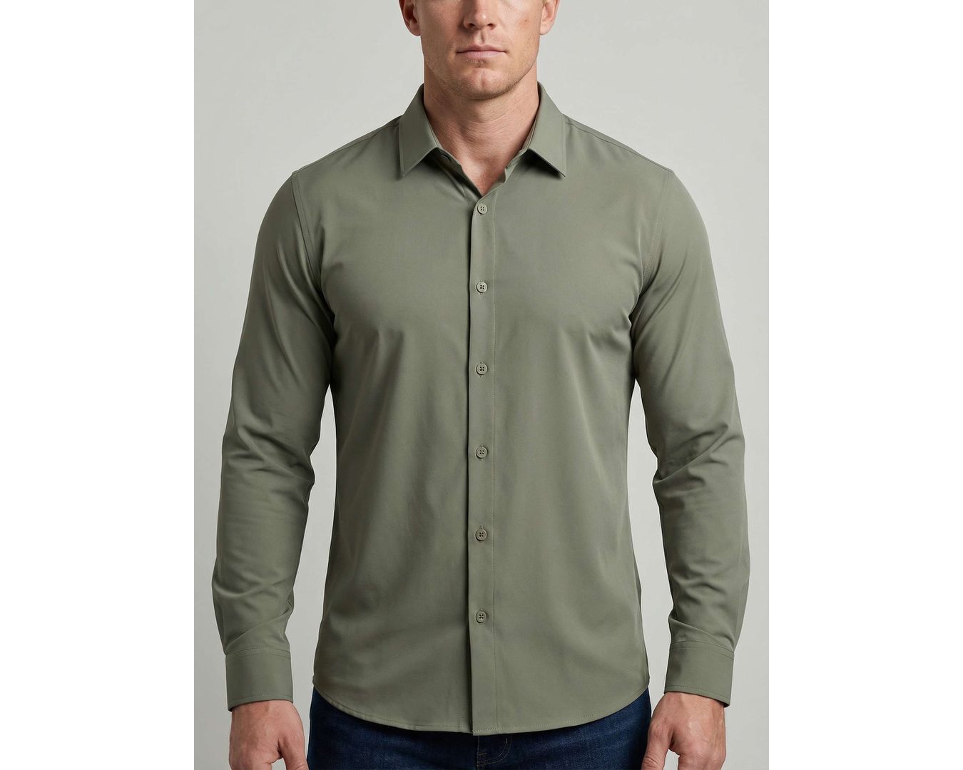 MARTINE LORENZO CAMISETA SOCIAL - VERDE