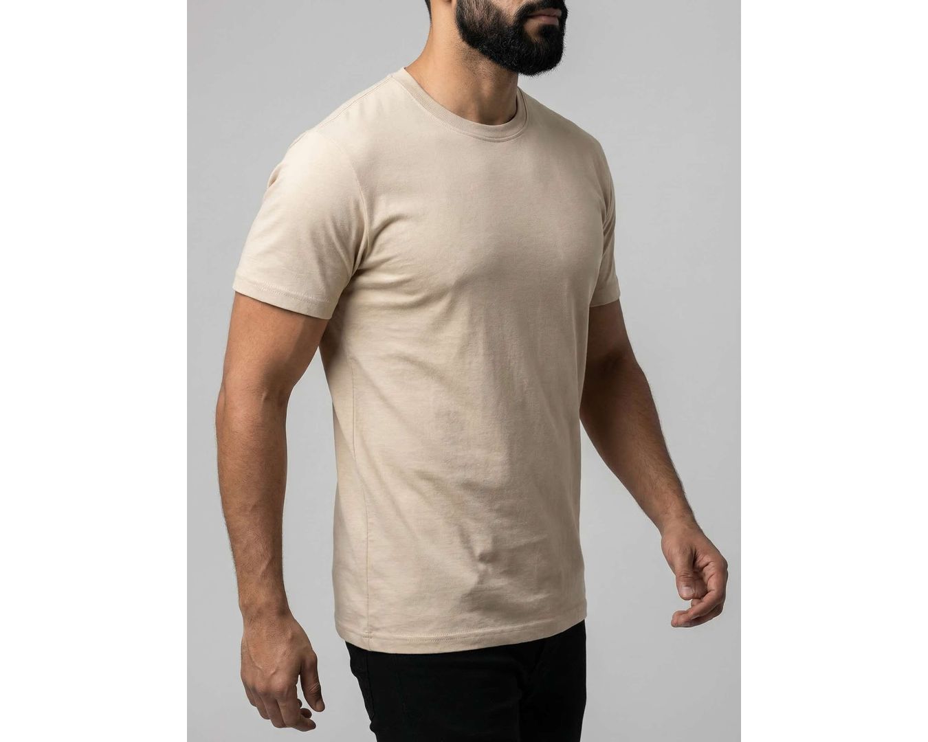 CAMISETA LATINA MARTINE LORENZO - BEGE