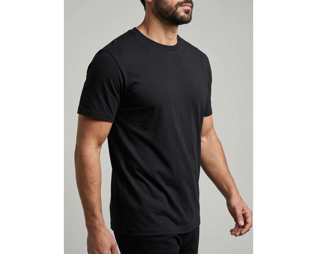 CAMISETA LATINA MARTINE LORENZO - PRETO