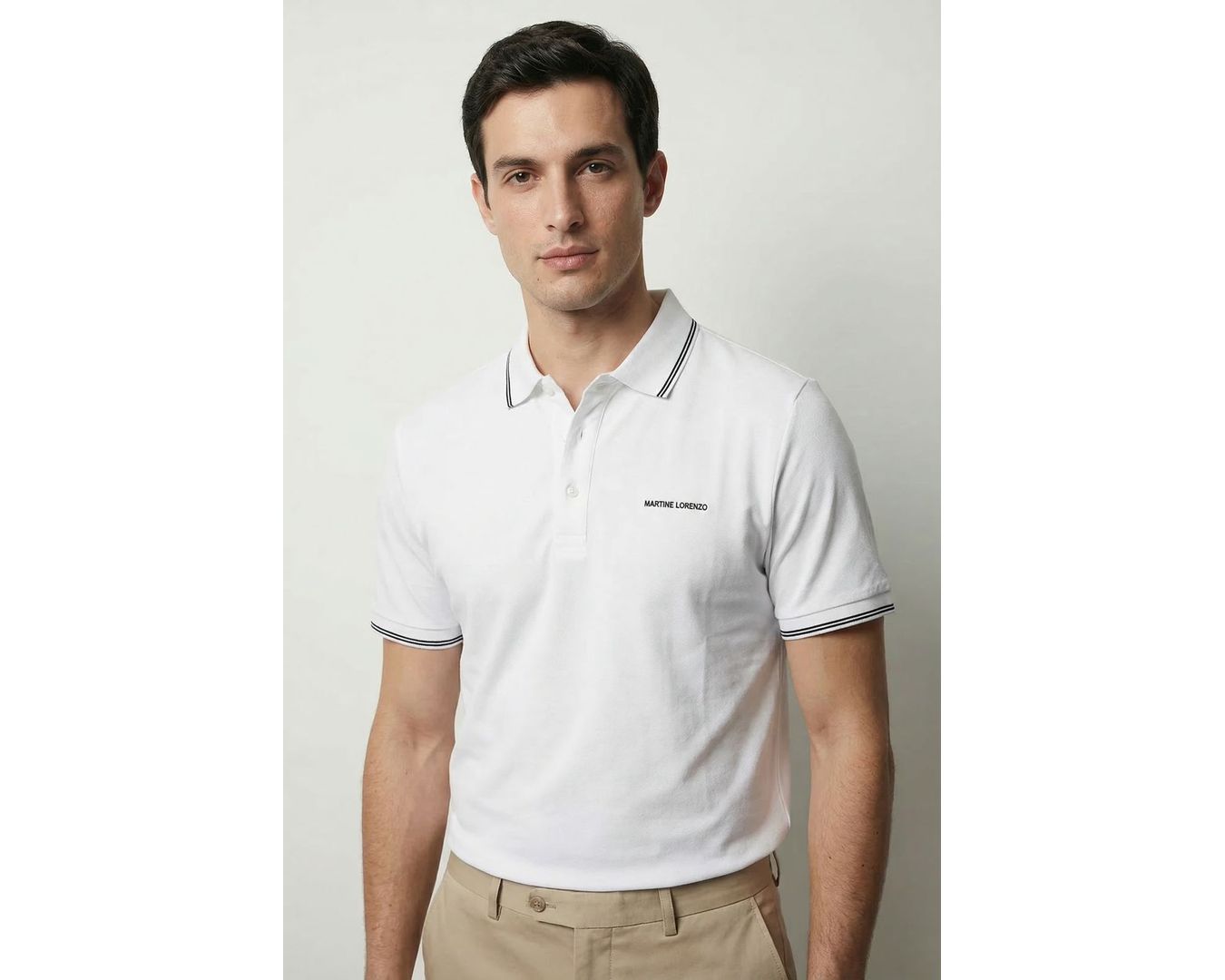 GOLA POLO RIMINI MARTINE LORENZO - BRANCO