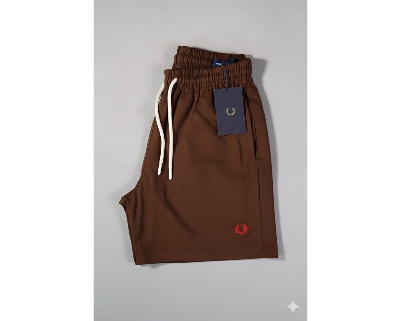 Short Mauricinho Sarja Fred Perry - Marrom