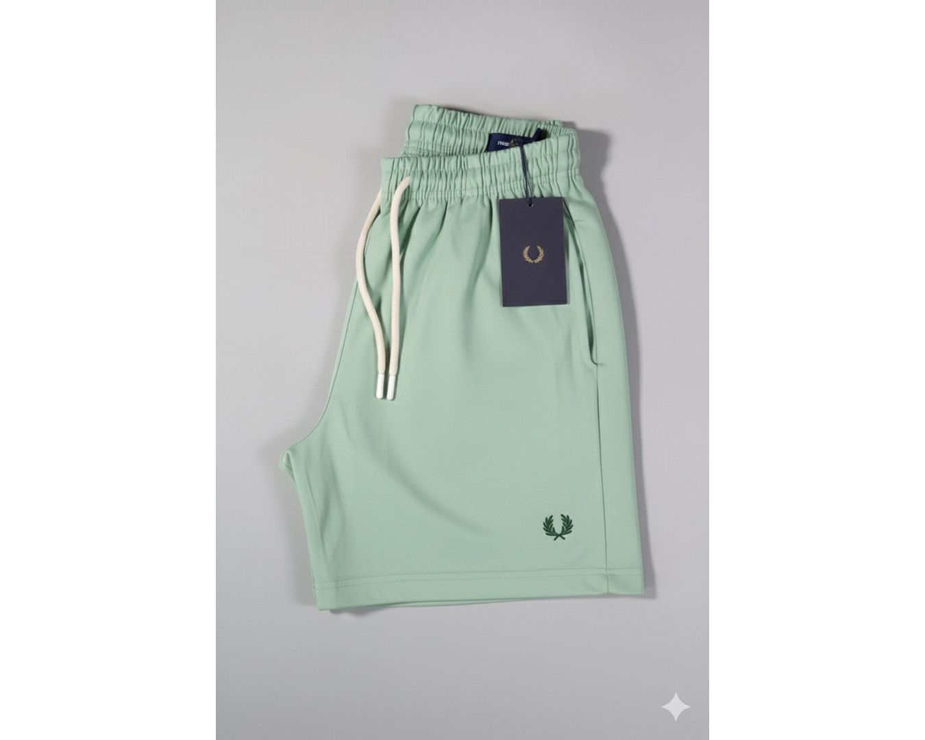 Short Mauricinho Sarja Fred Perry - Verde Água