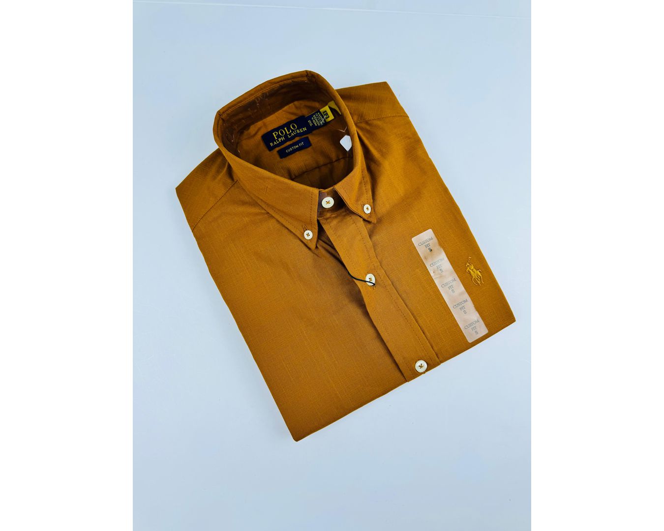Camisa Social Linho Manga Curta Ralph Lauren 