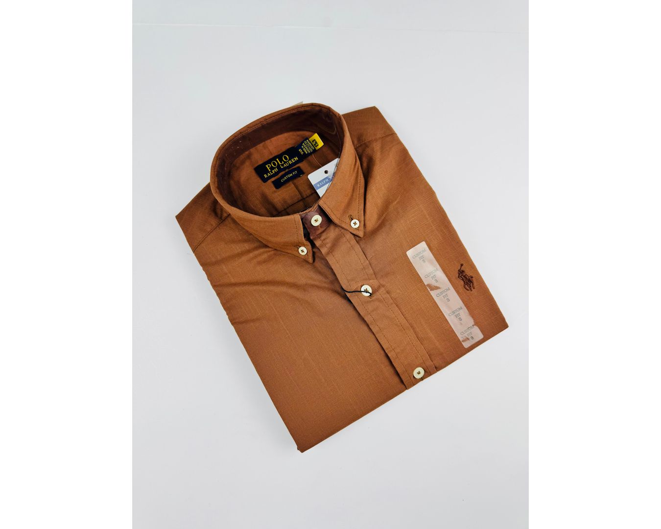 Camisa Social Linho Manga Curta Ralph Lauren 