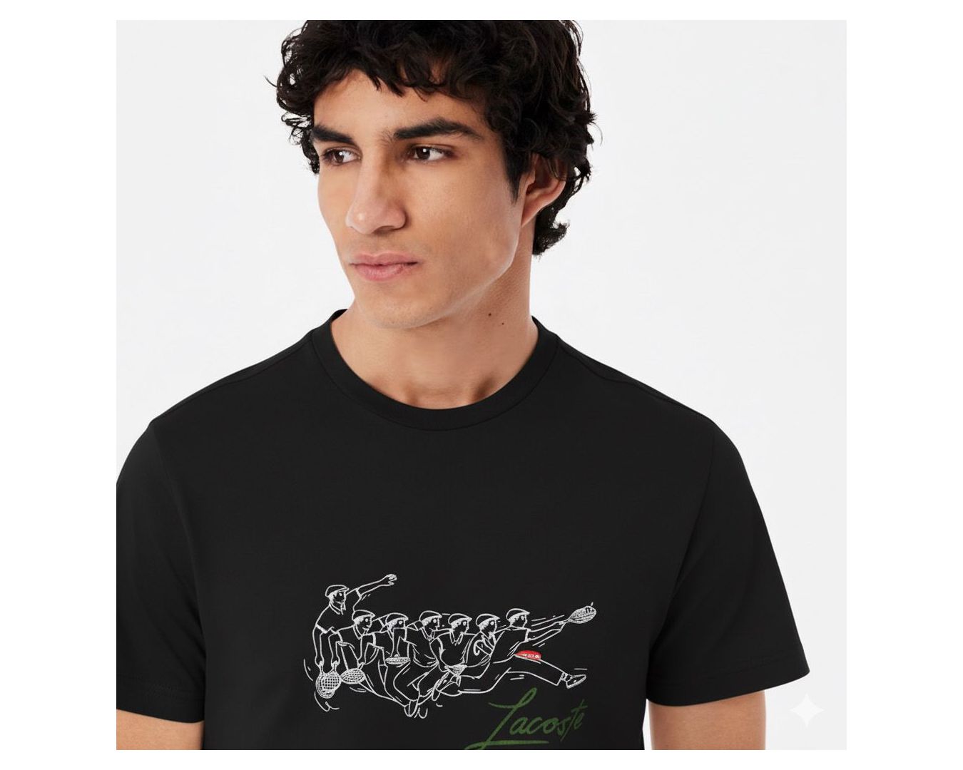 Camiseta Lacoste - Preta 