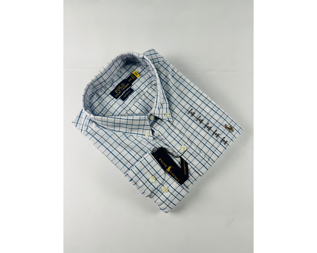 Camisa Social Ralph Lauren Manga Longa Xadrez Plus Size 