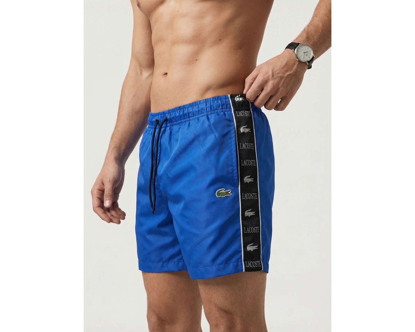 SHORT LACOSTE - AZUL BIC