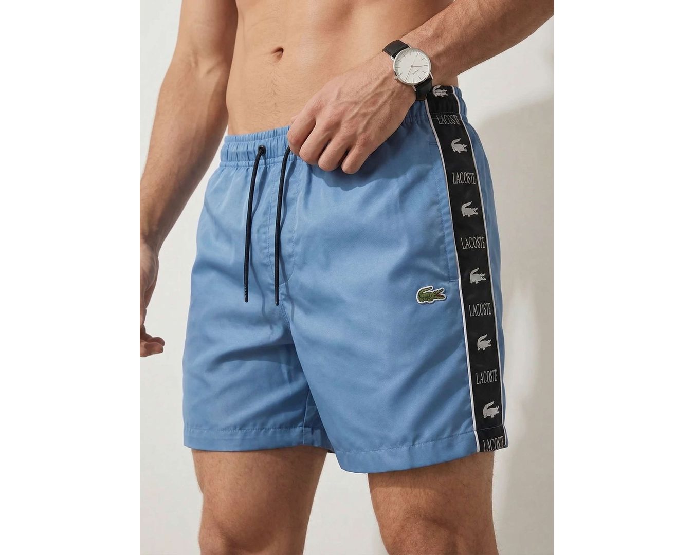 SHORT LACOSTE - AZUL COBALTO