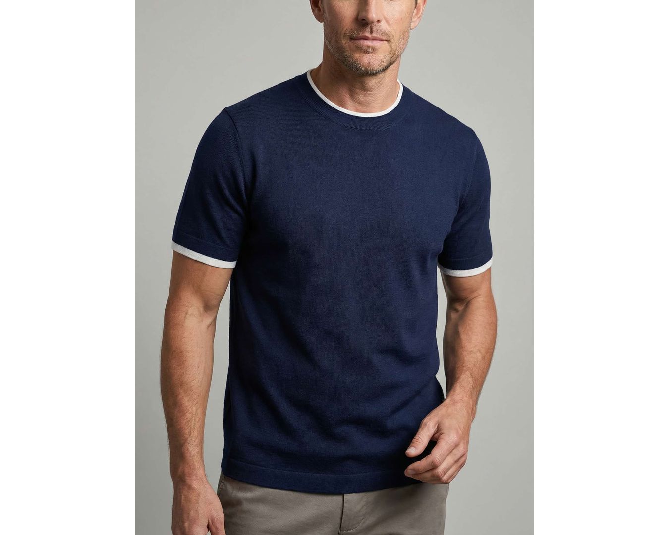 CAMISETA TRICÔ 1 MARTINE LORENZO - MARINHO