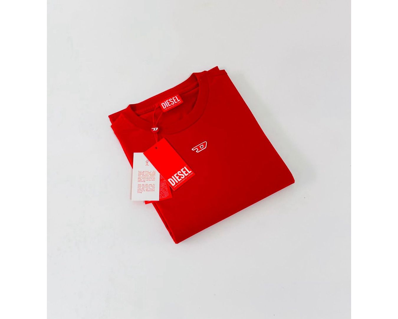 Camiseta Diesel - Vermelho 