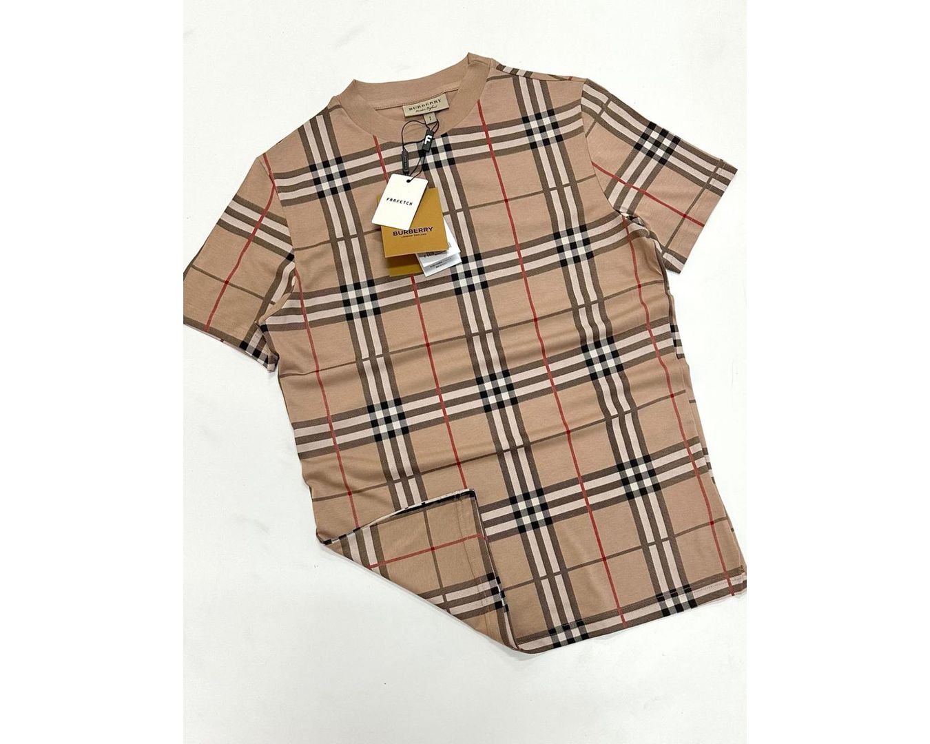 Camiseta Burberry - Bege - Chinesa 