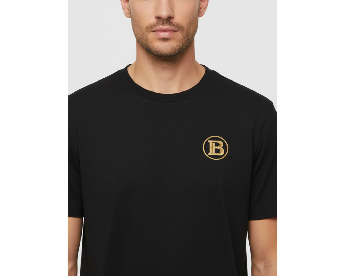 Camiseta Balmain - Preta - Chinesa