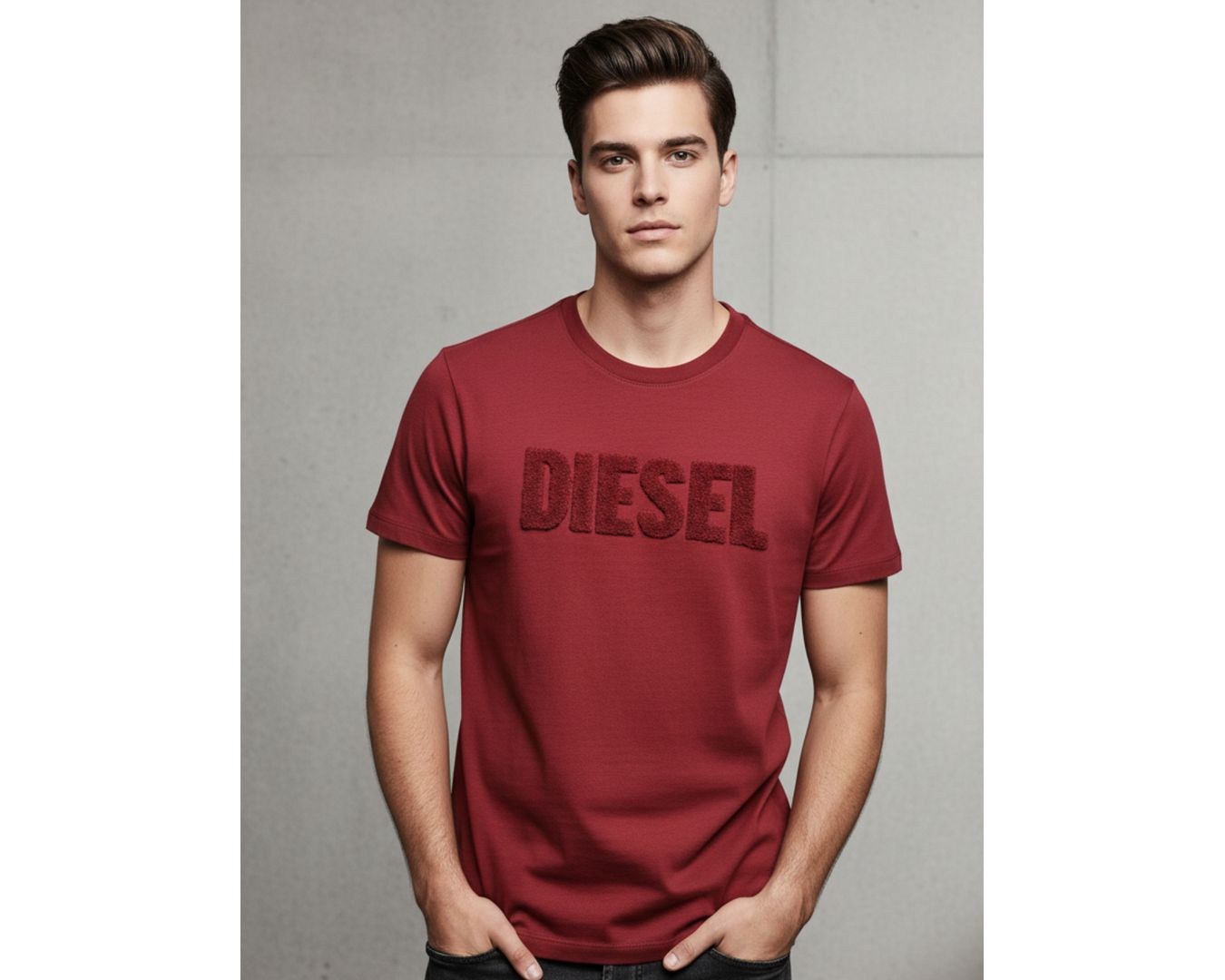 Camiseta Diferenciada Diesel - Vermelho