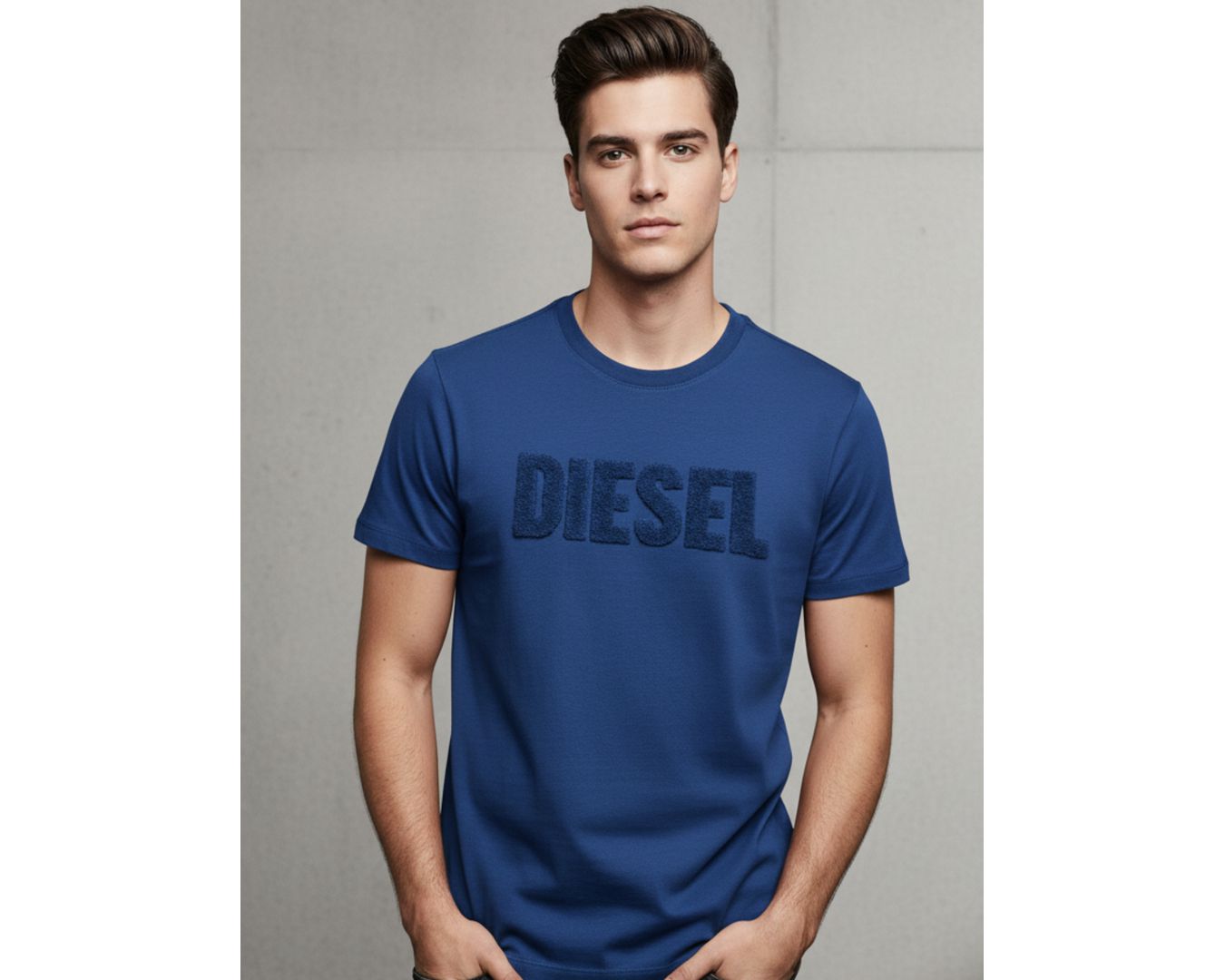 Camiseta Diferenciada Diesel - Marinho