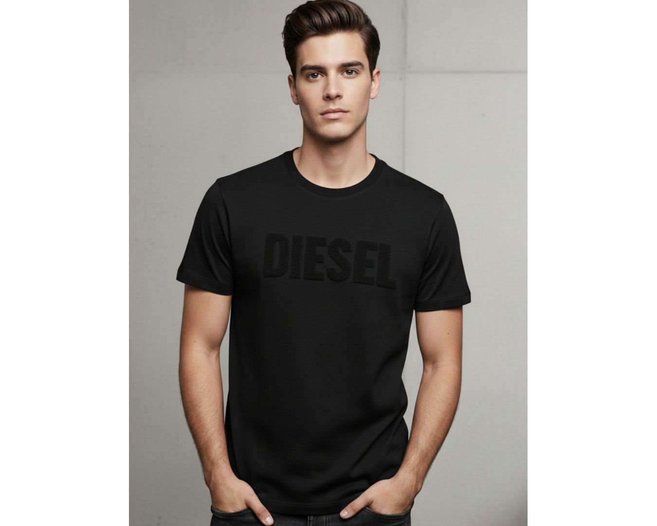 Camiseta Diferenciada Diesel - Preto 