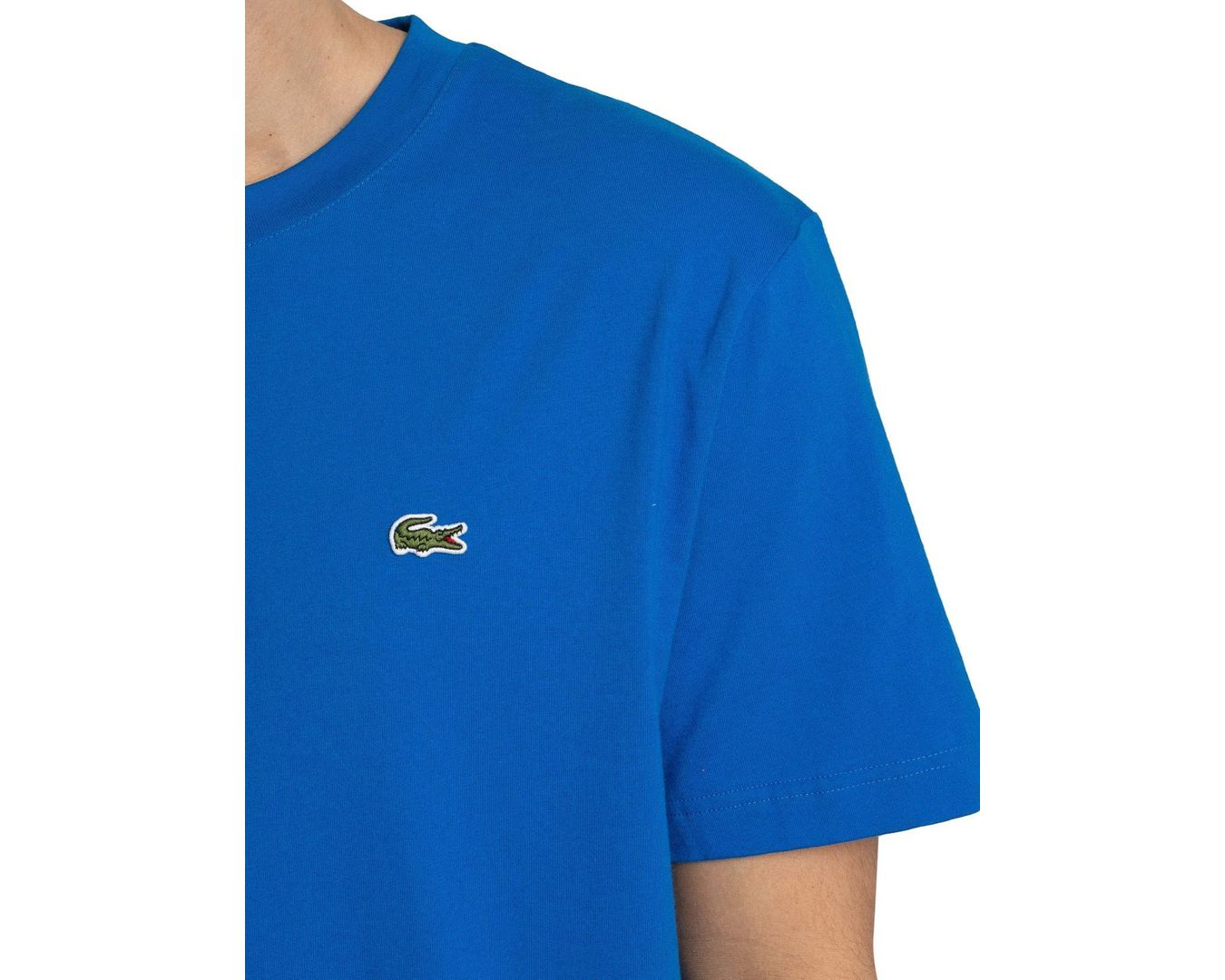 Camiseta Básica Lacoste - Azul 