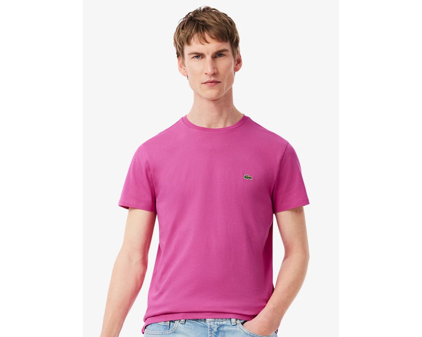 Camiseta Básica Lacoste - Pink