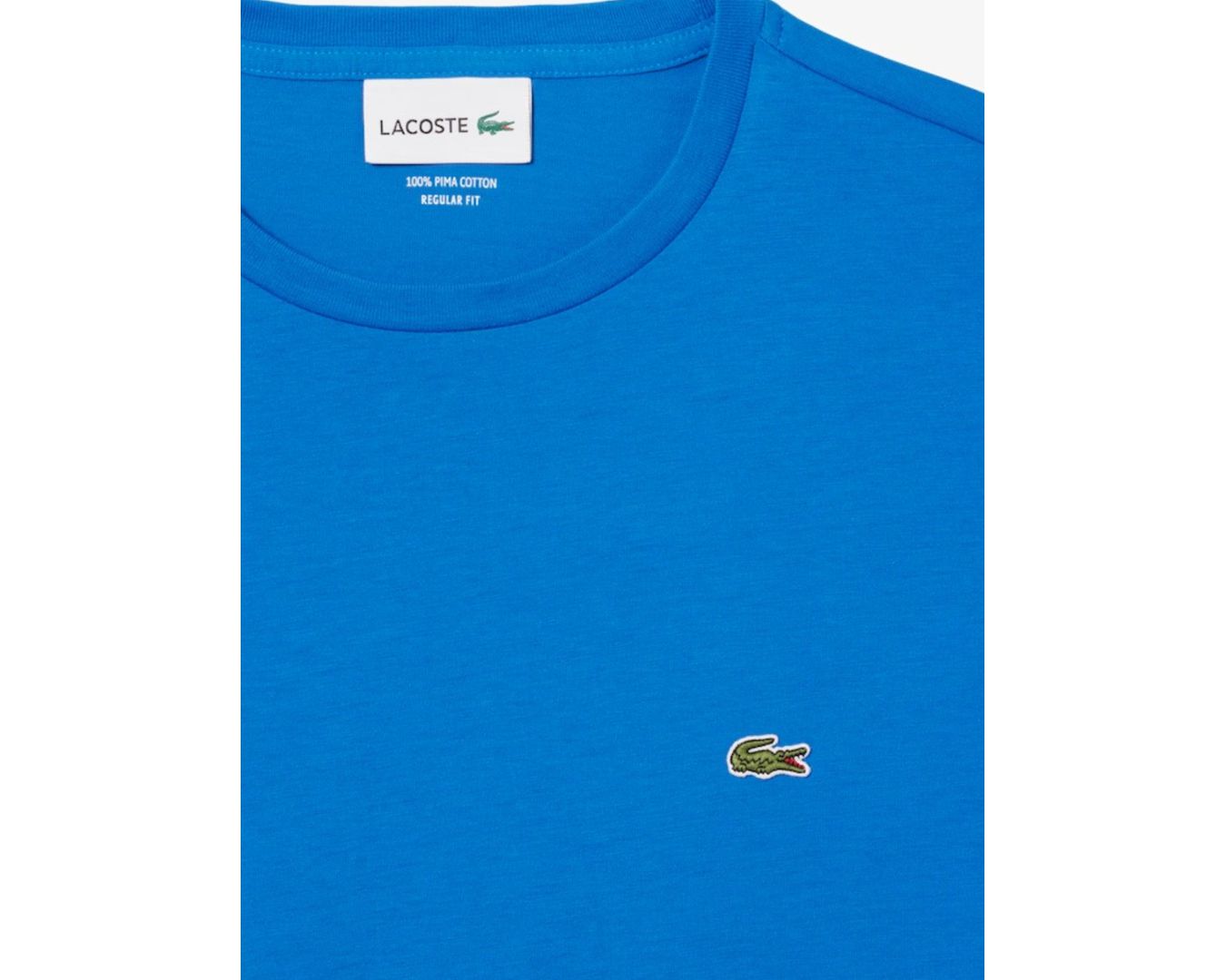 Camiseta Básica Lacoste - Azul Celeste