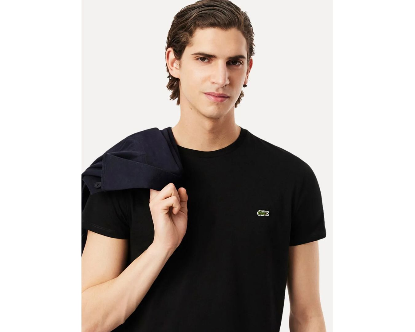 Camiseta Básica Lacoste - Preta