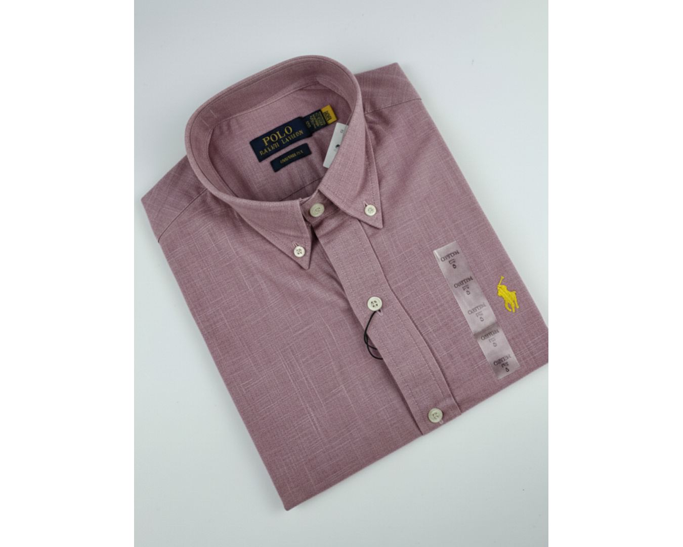 Camisa Social Linho Manga Curta Ralph Lauren