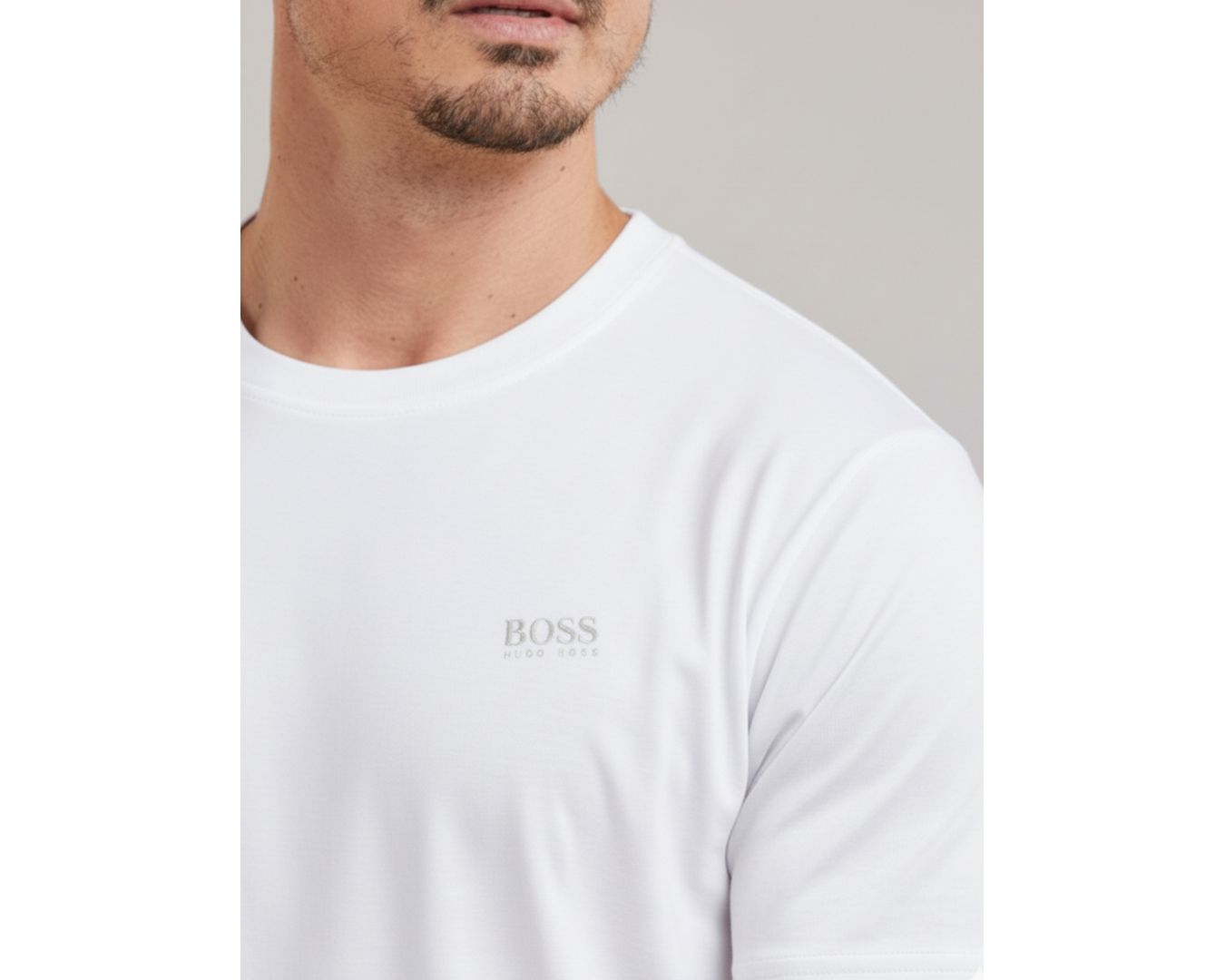 Camiseta Hugo Boss Chinesa - Branca