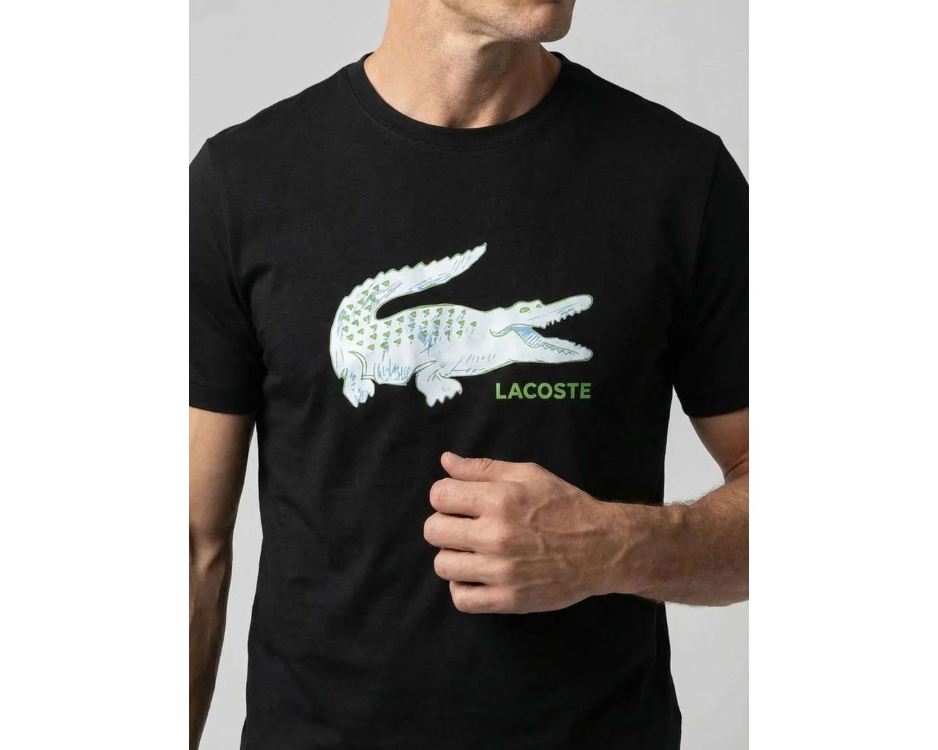 CAMISETA LACOSTE - PRETO