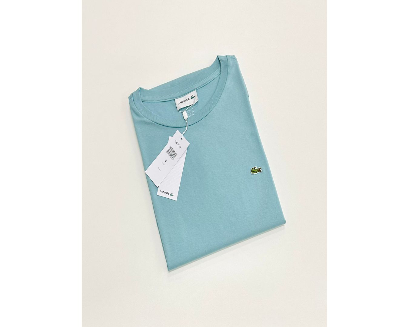 BÁSICA LACOSTE - AZUL CARIBE