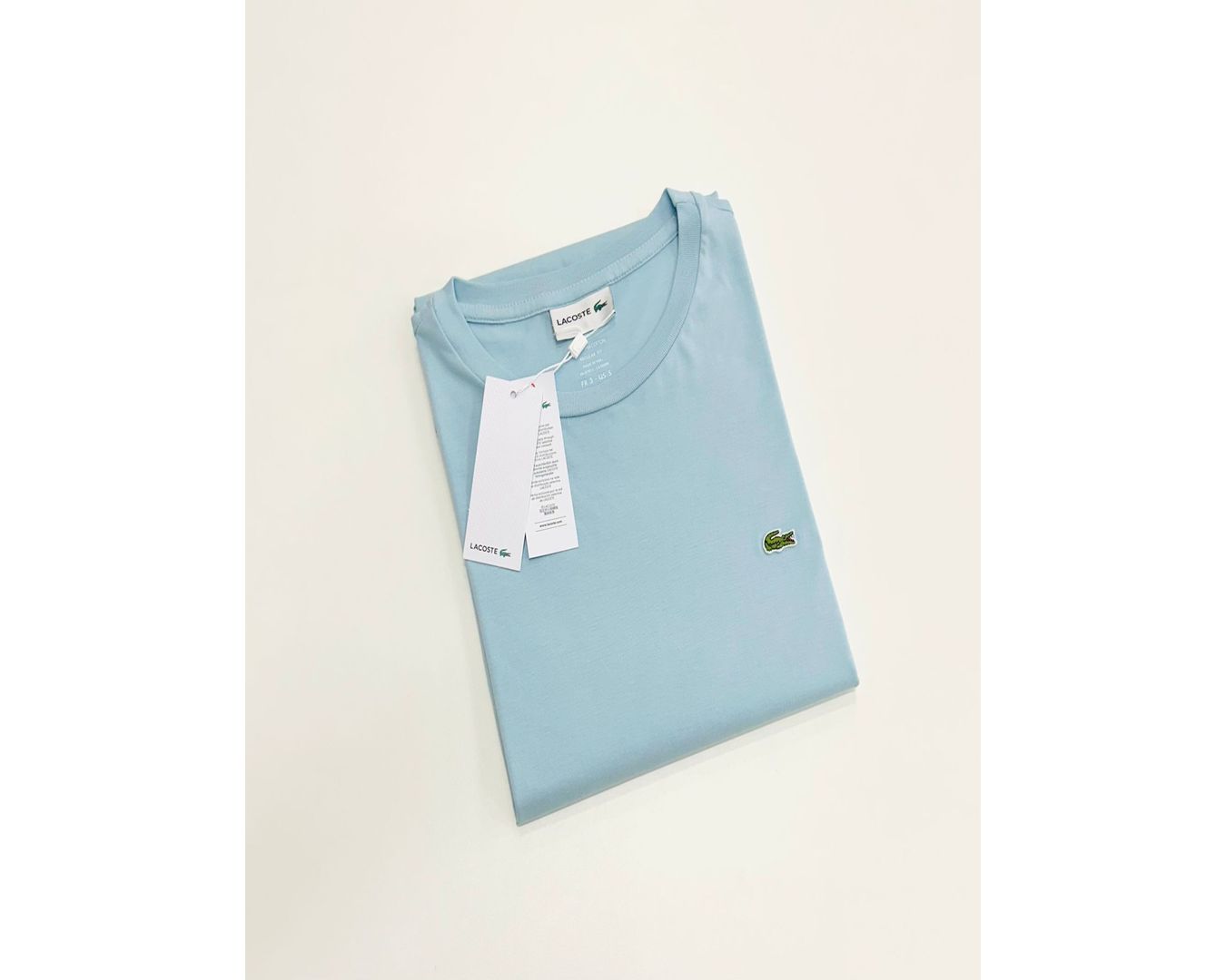BÁSICA LACOSTE - AZUL BEBE