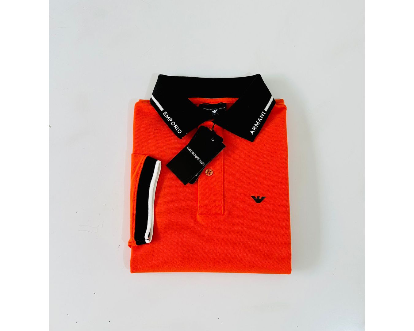 GOLA POLO EMPORIO ARMANI LARANJA